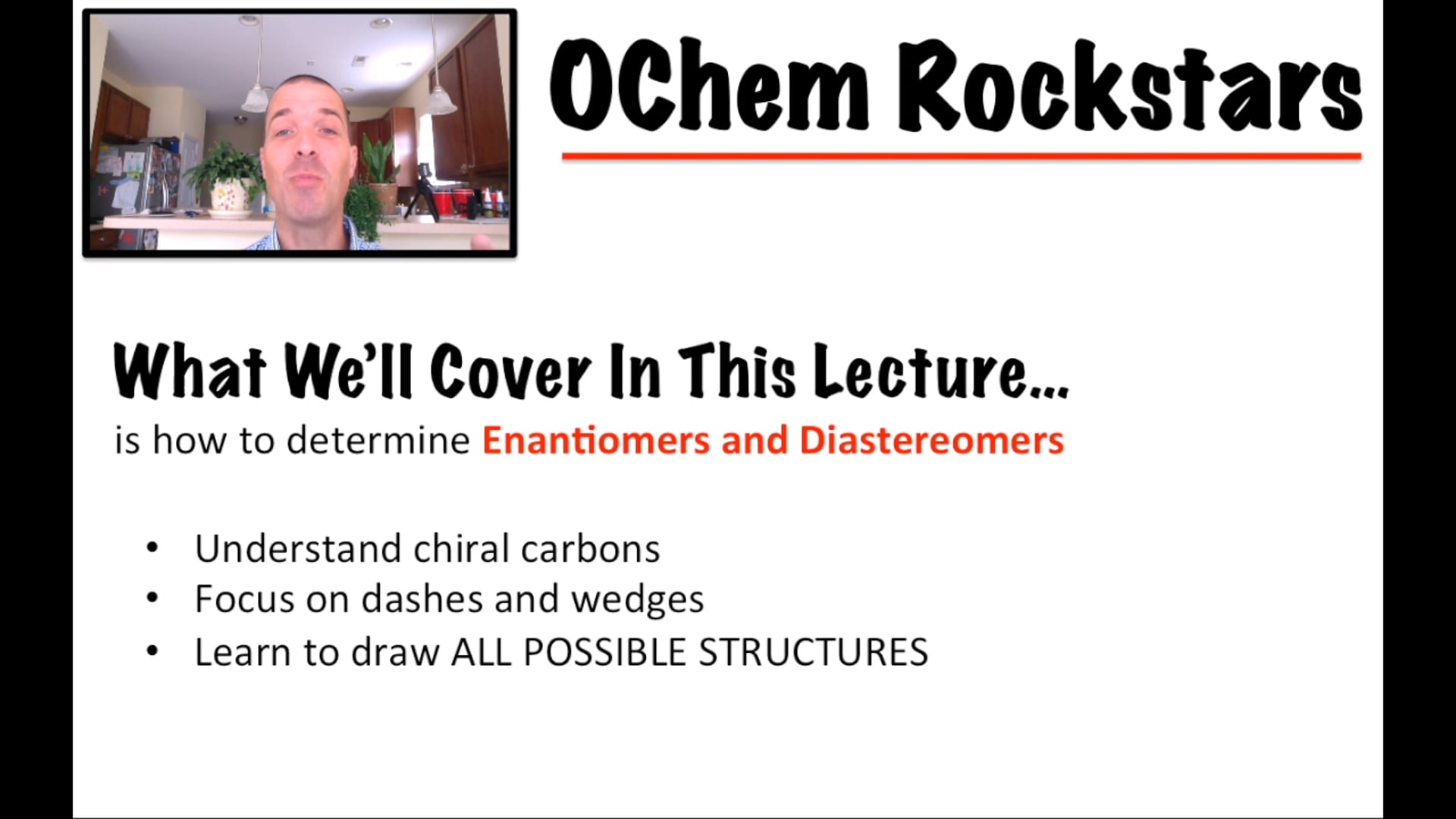 FB LIVE Lecture 10 (Enantiomers and Diastereomers)