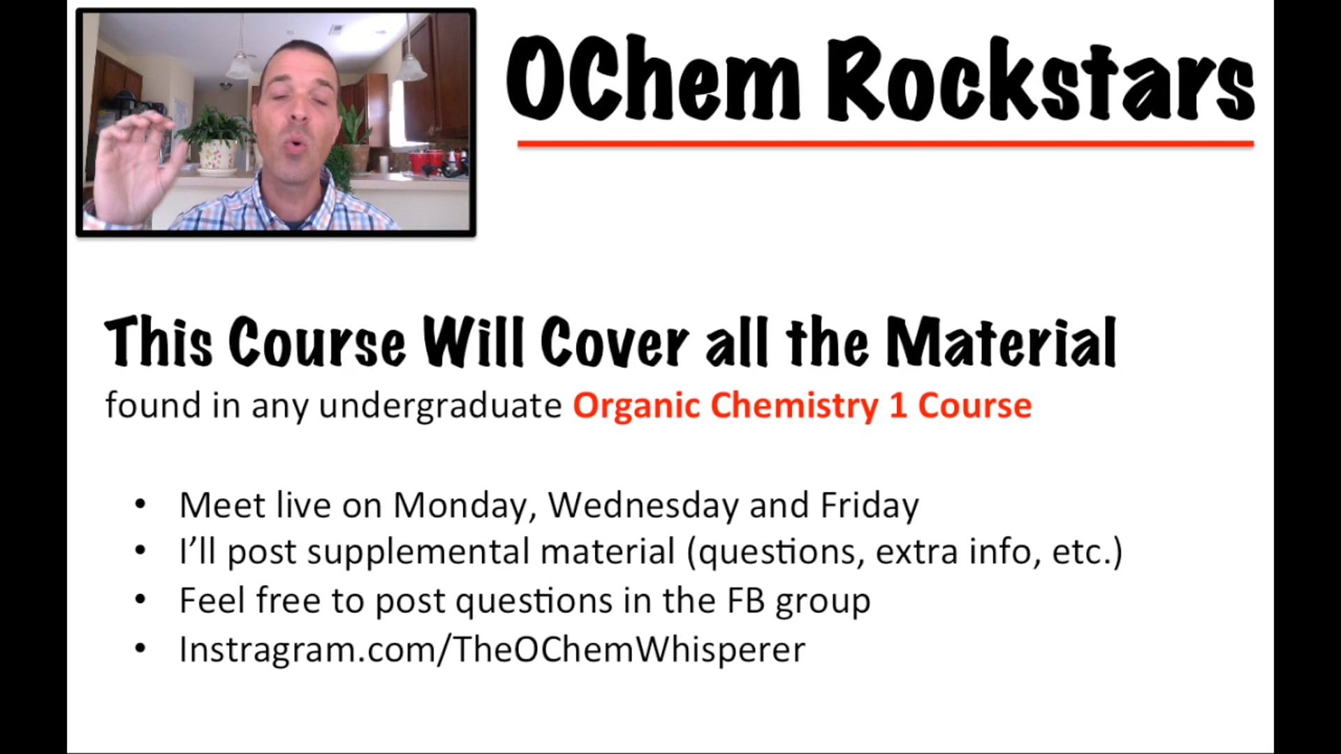 FB LIVE Lecture 1 (Introduction)