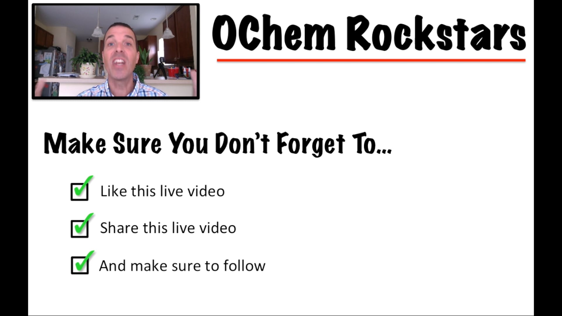 FB LIVE Lecture 4 (Charge Stability, Induction and Resonance)