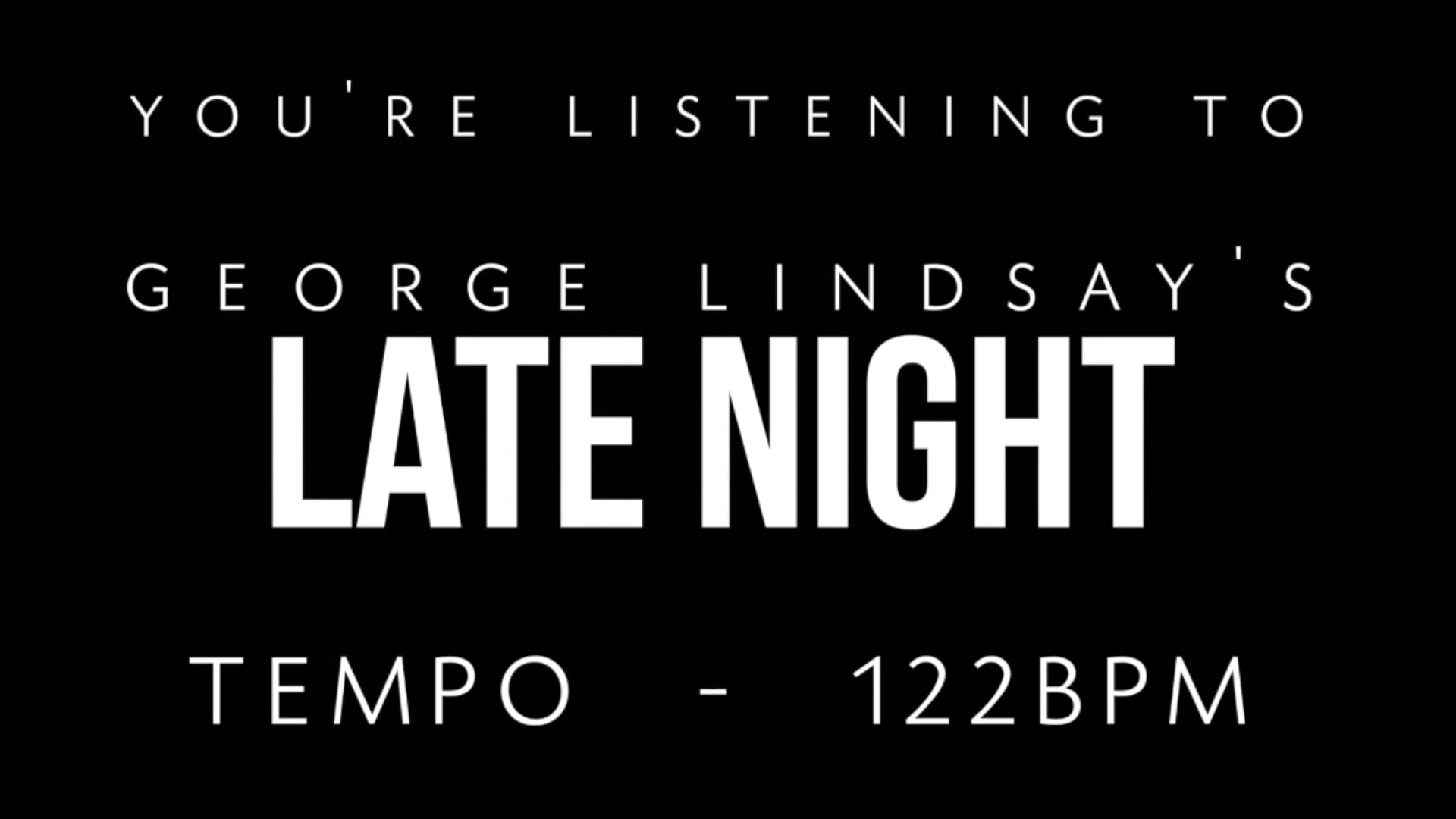 George Lindsay - Late Night