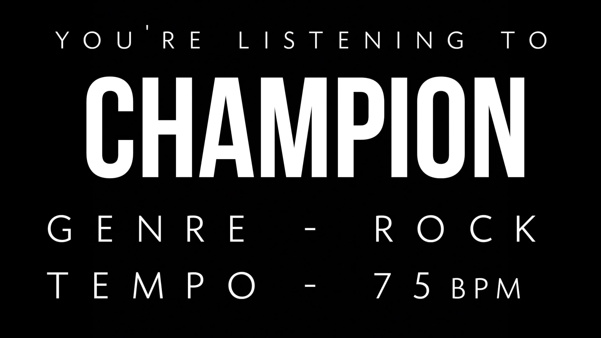 Champion Practice Loop