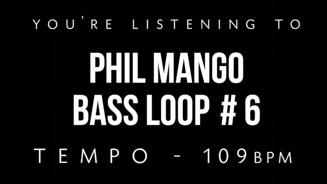 Phil Mango Bass Loop #6