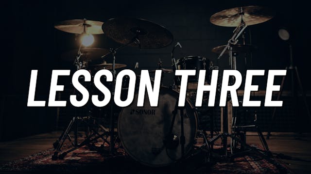 Drum Set Control Boot Camp | Lesson 3