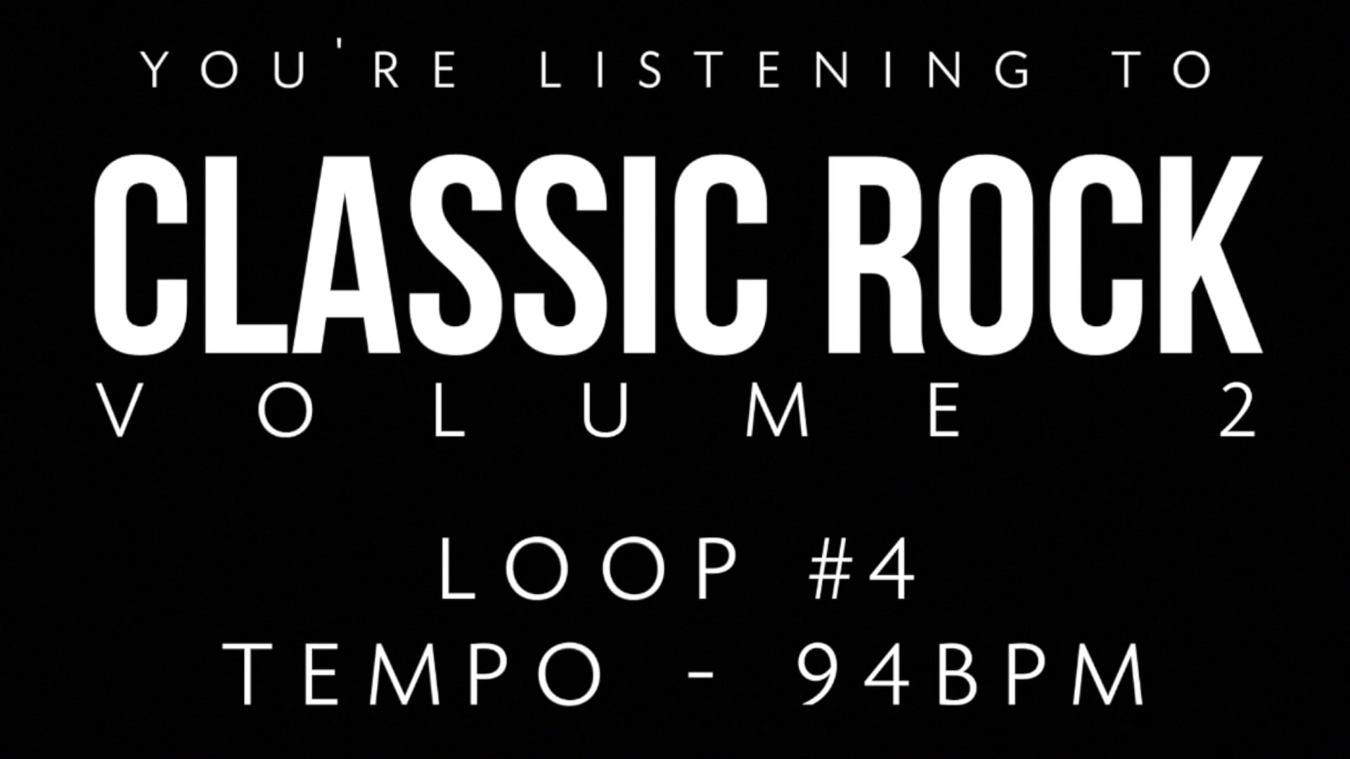 Classic Rock Vol 2 - Loop 4