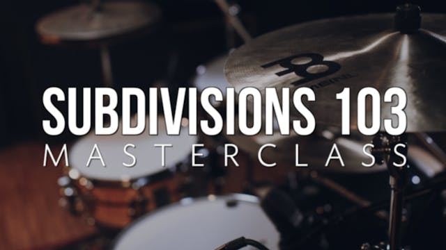 Subdivisions 103 Masterclass