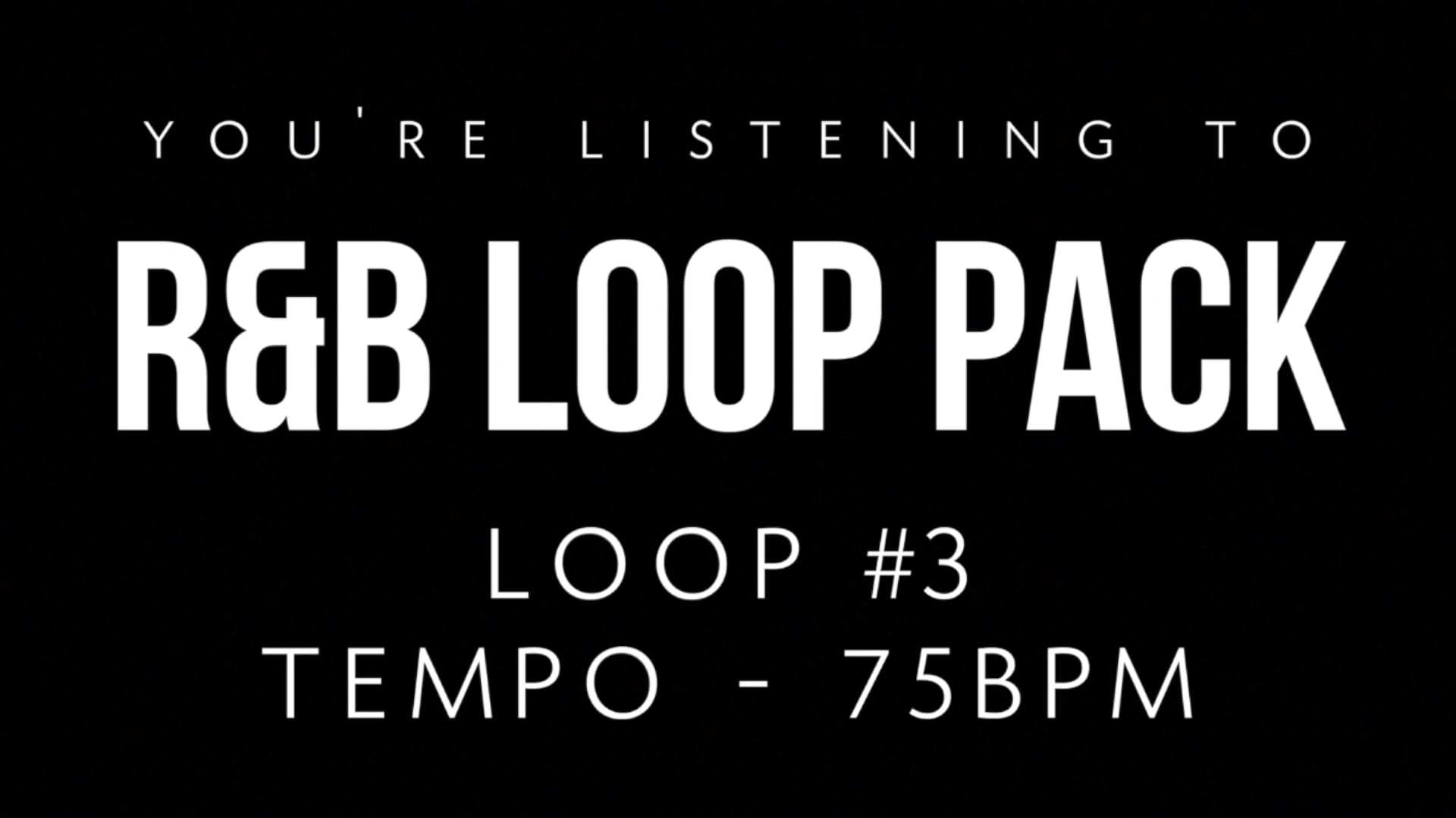 R&B Loop 3