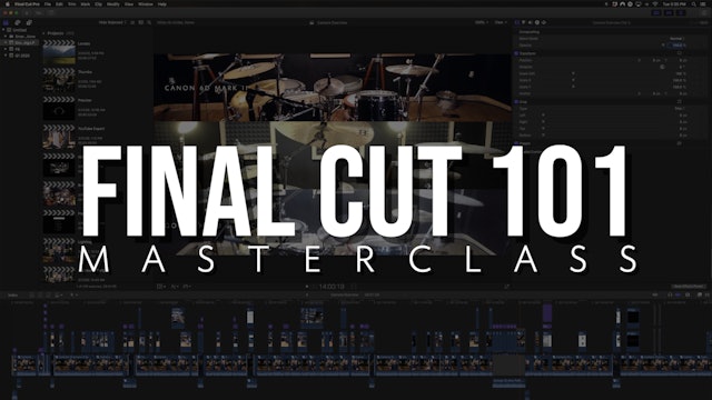 Final Cut 101 Masterclass