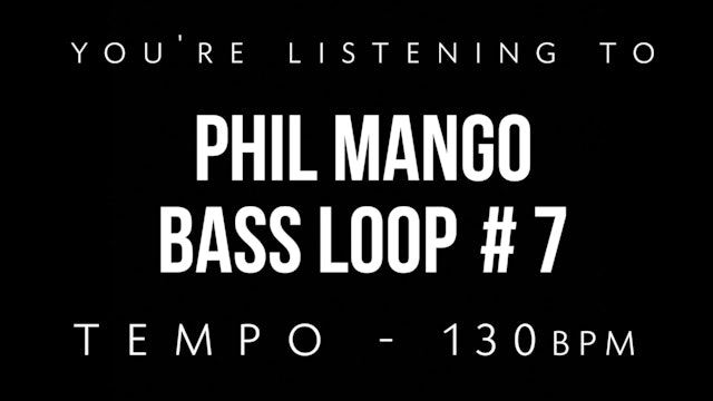 Phil Mango Bass Loop #7