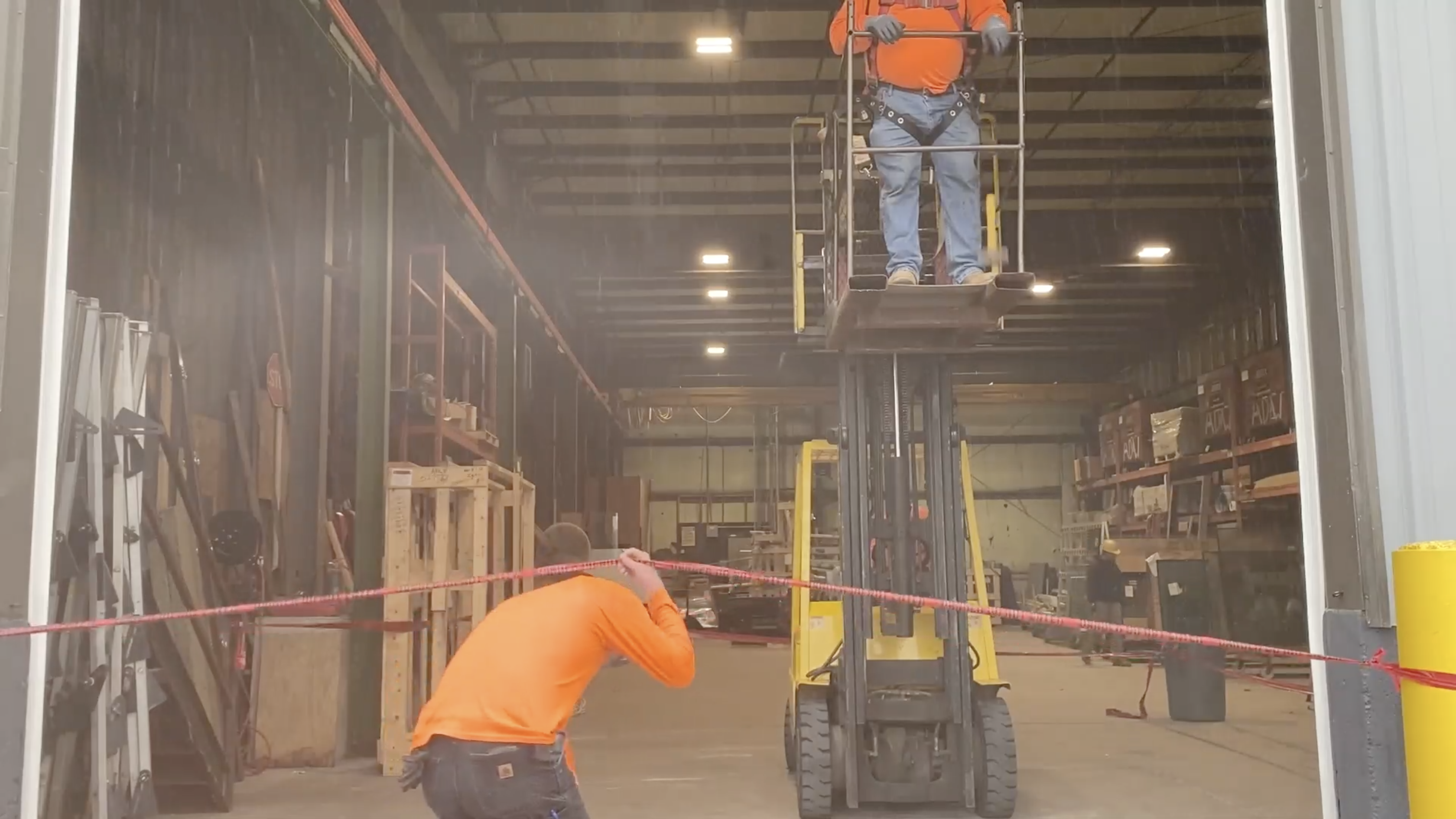 0044 E - Red Tape - Falling Objects - Forklift - Phone - Excuses