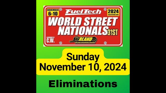 Sunday Eliminations - before 3pm rain delay