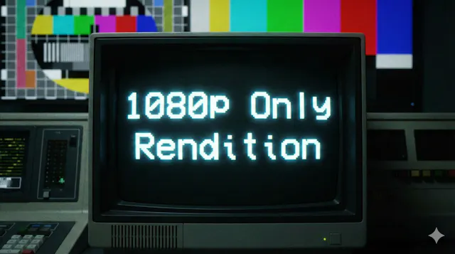 1080p Rendition Only Test Cases