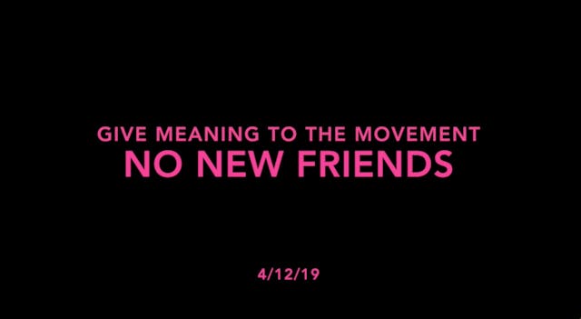 Give Meaning to the Movement- No New ...