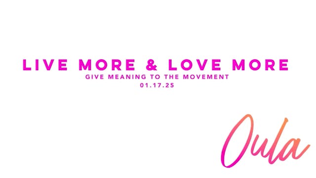 Give Meaning to the Movement | live m...