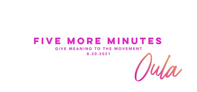 Give Meaning to the Movement | Five M...