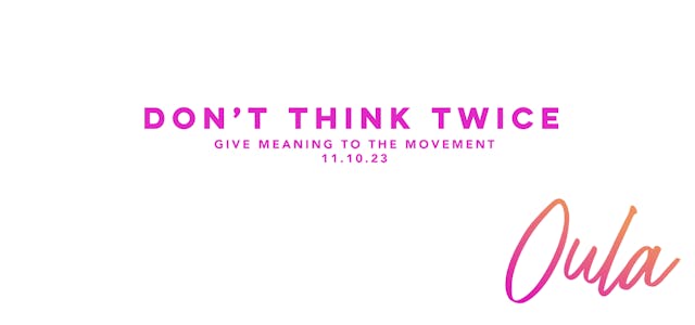 Give Meaning to the Movement | Don't ...