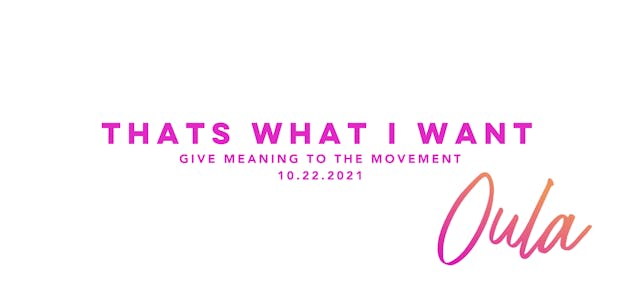 Give Meaning to the Movement | Thats ...