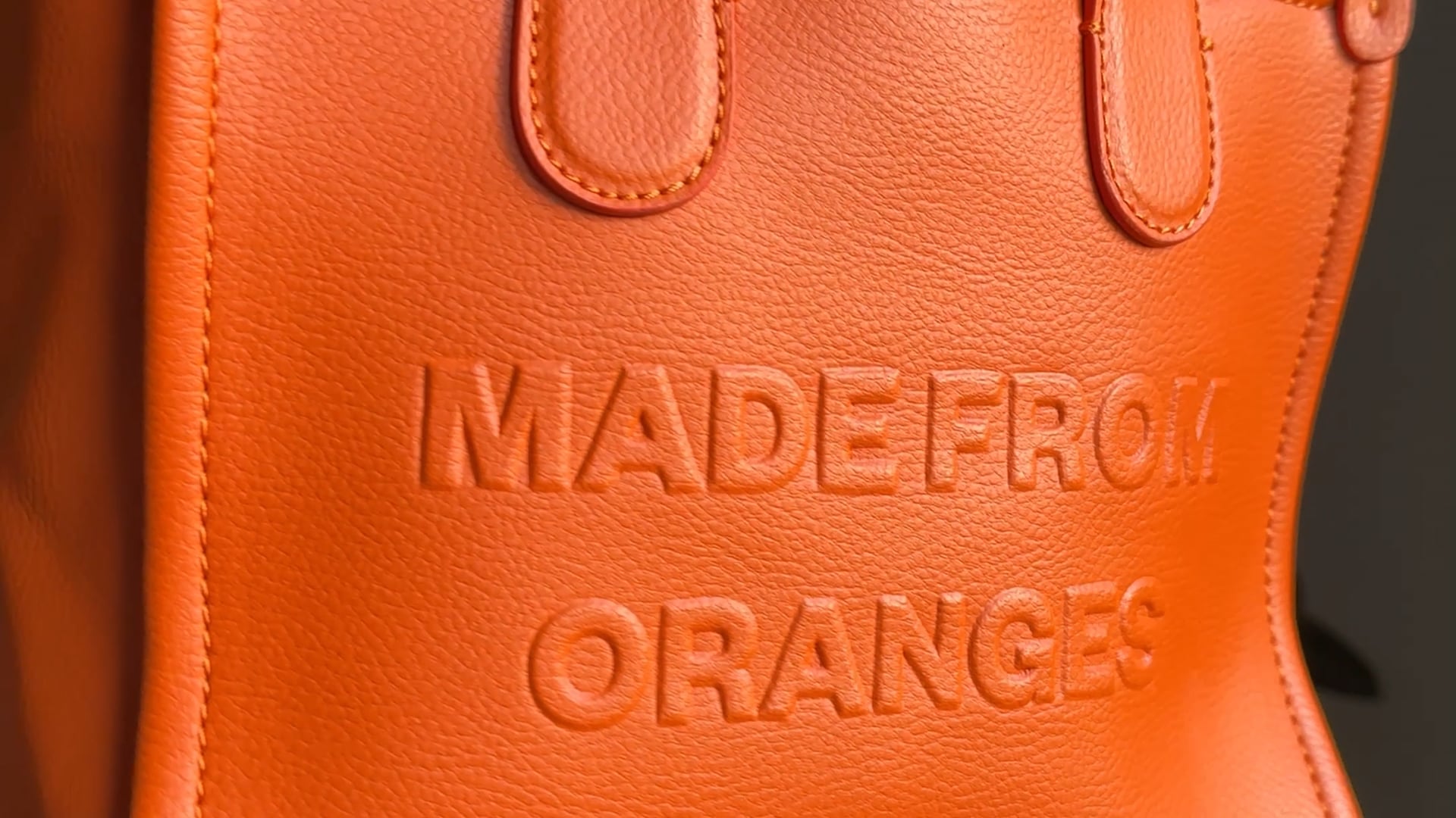 Orange Leather
