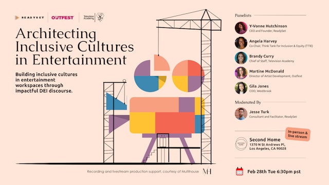 Outfest x ReadySet: Architecting Inclusive Cultures in Entertainment Panel