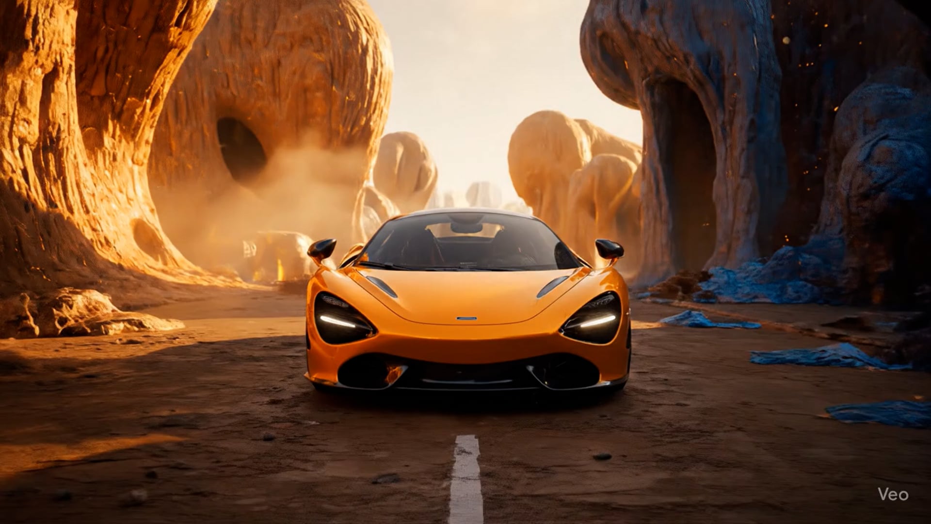 Velocidad Onírica: McLaren en un Universo Surreal