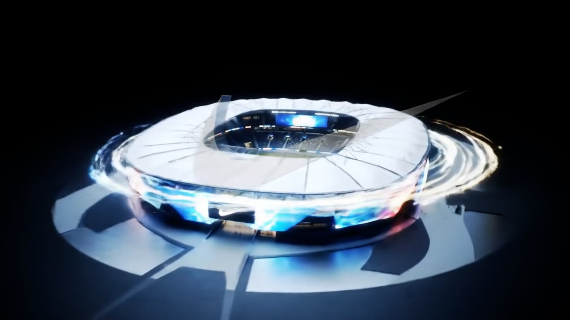 Nike: Estadio Conceptual Futurista