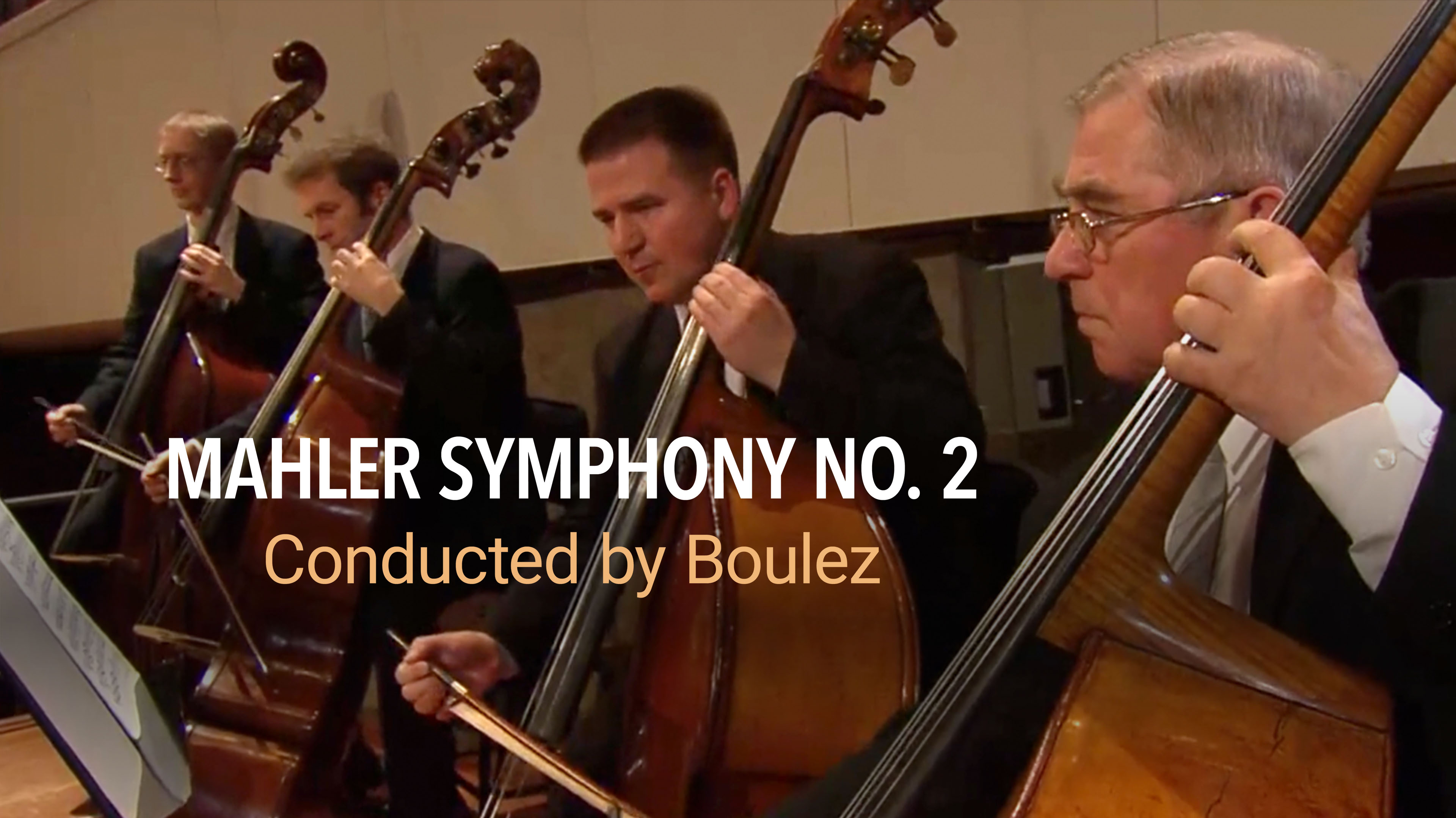 Mahler Symphony No. 2 conducted by Boulez