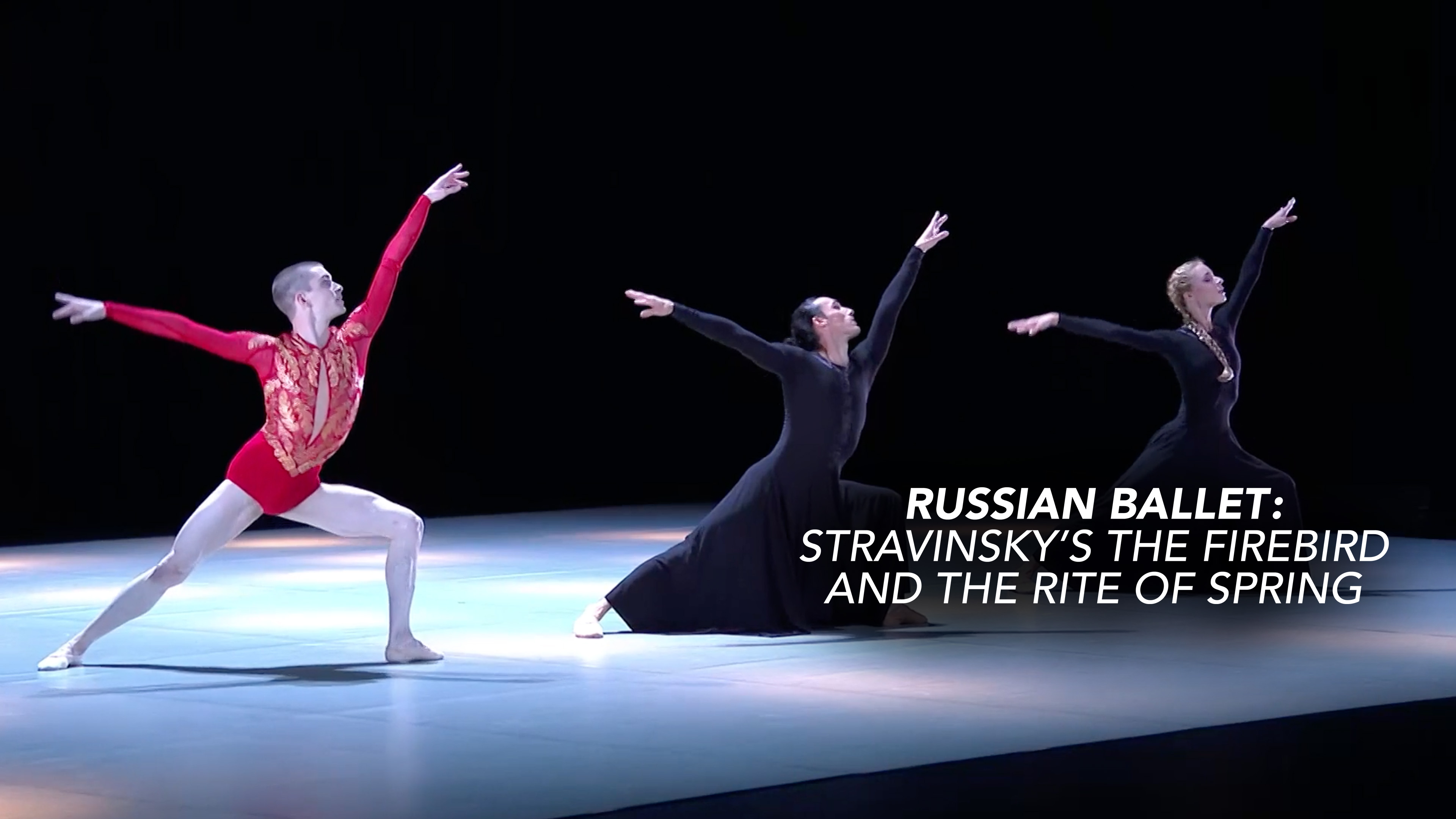 The Russian Ballet performs Stravinsky; The Firebird and The Rite of Spring