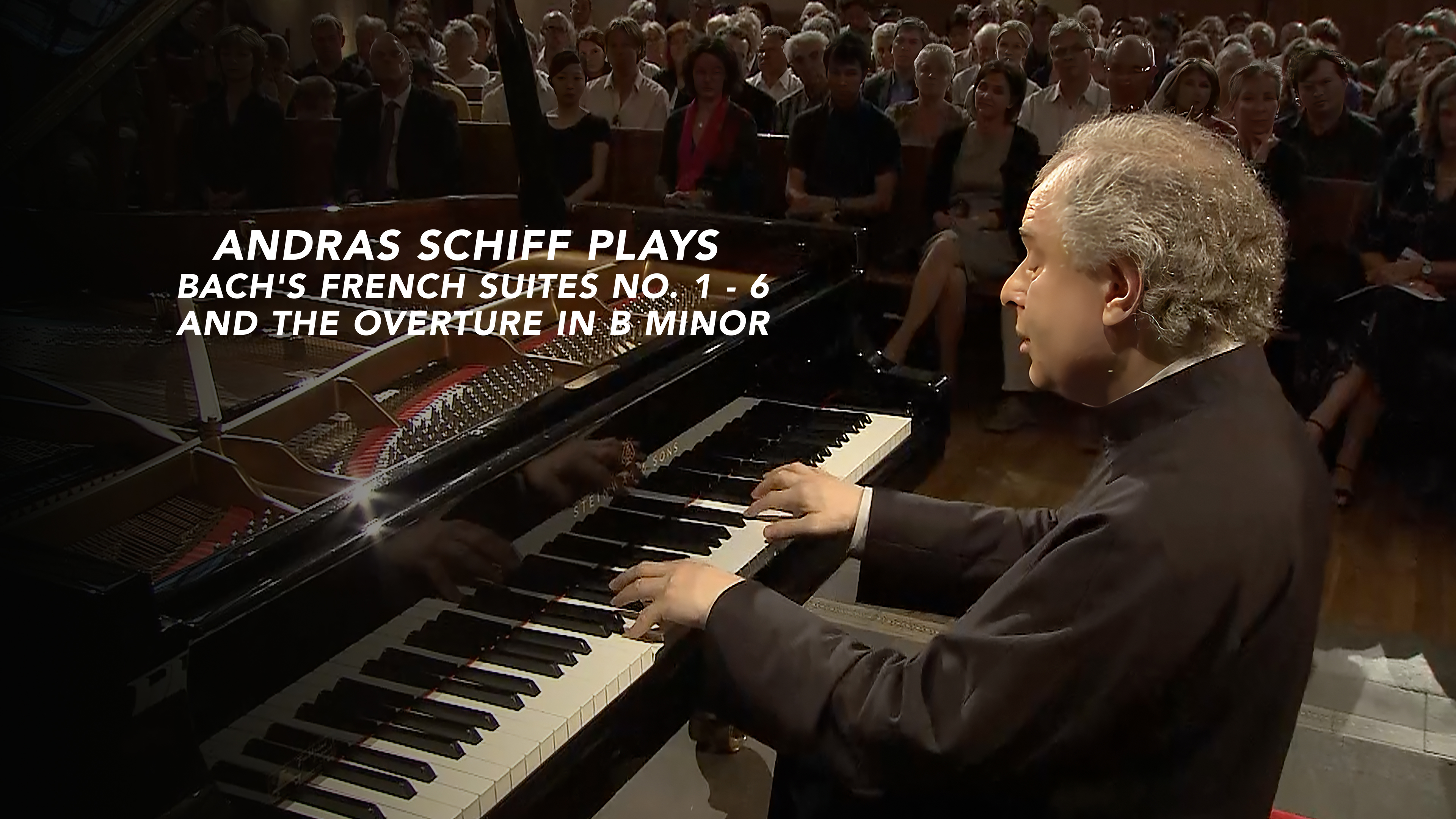 Andras Schiff plays Bach's French Suites No. 1 - 6 and the Overture in B minor