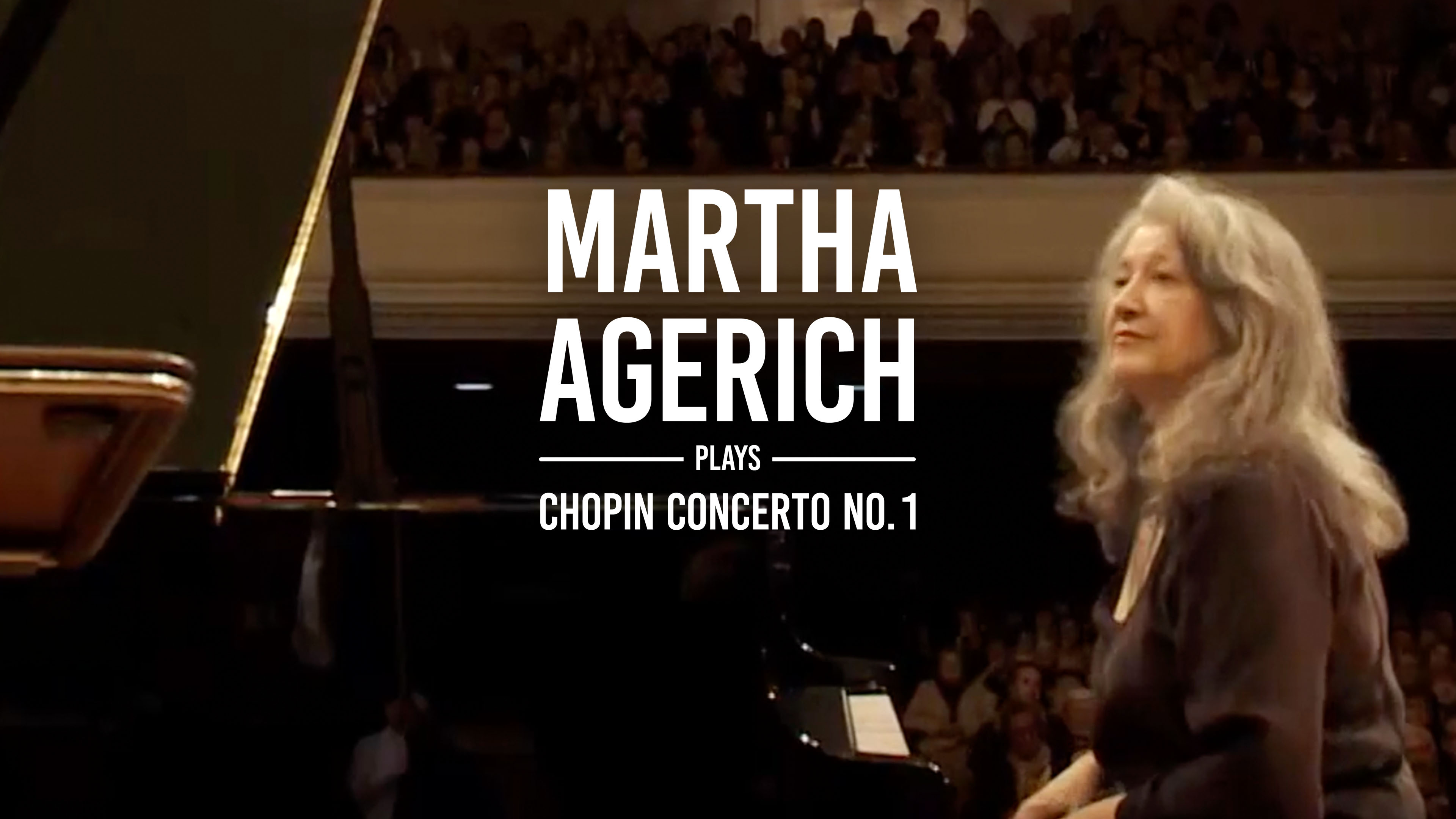 Martha Argerich plays Chopin Concerto No. 1