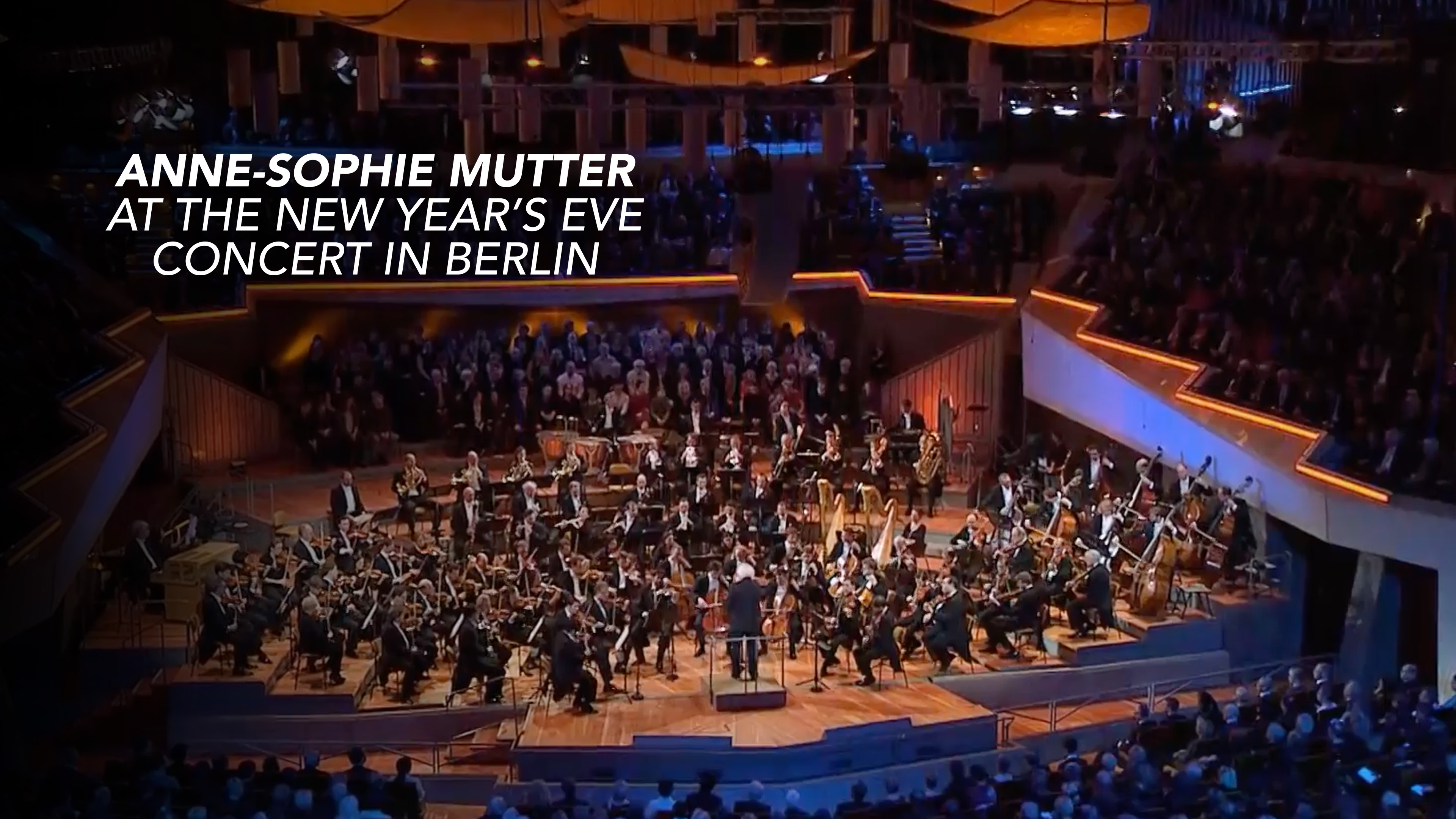 Anne-Sophie Mutter at the New Year's Eve Concert in Berlin