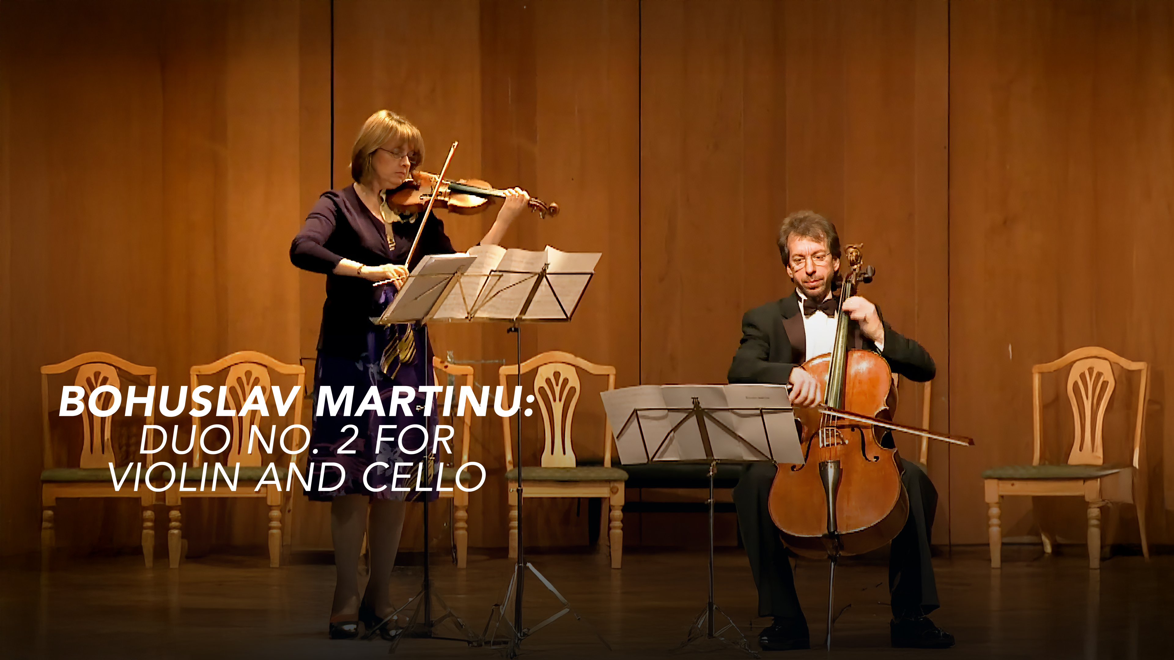Bohuslav Martinu: Duo No. 2 for Violin and Cello