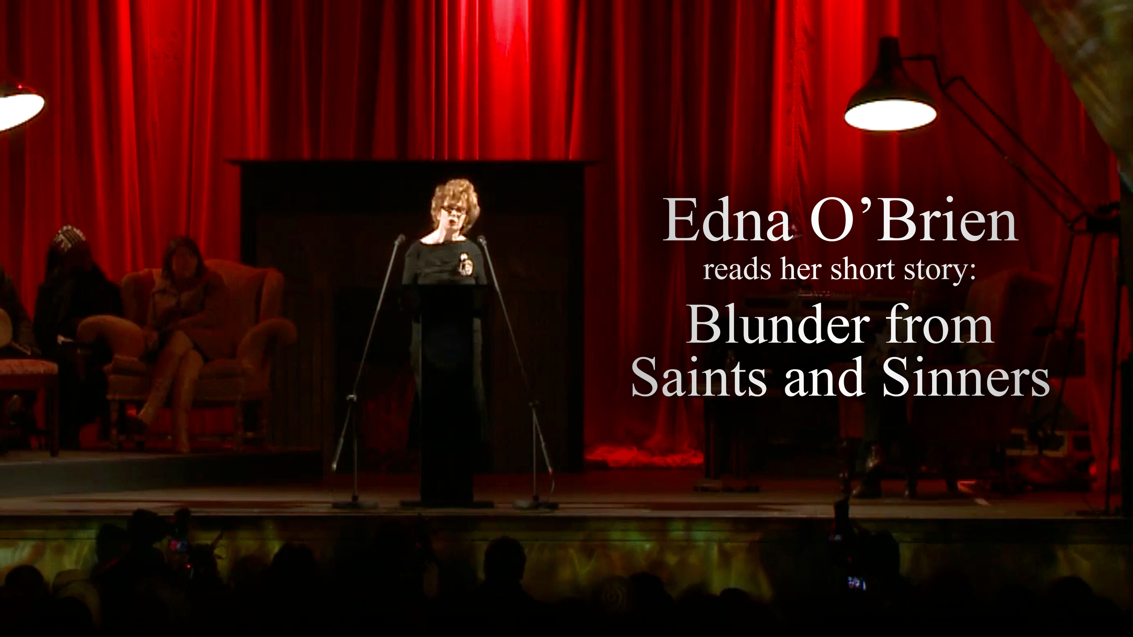 Edna O'Brien reads from her short story, Plunder