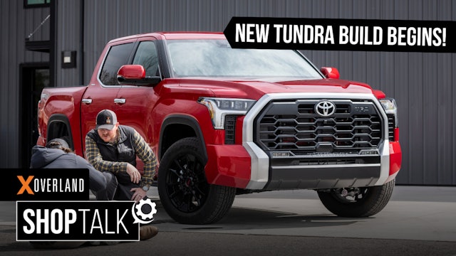 2022 3rd Gen Toyota Tundra Overland Build Begins