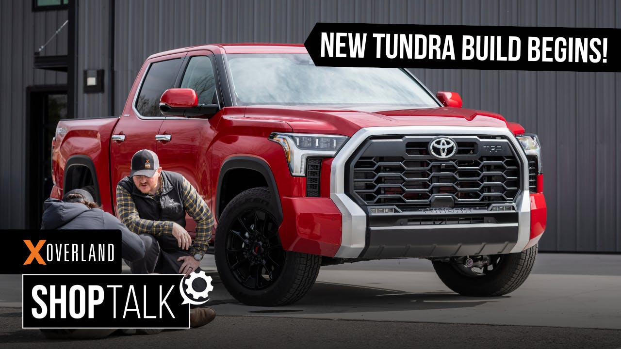 2022 3rd Gen Toyota Tundra Overland Build Begins Shop Talk Vehicle