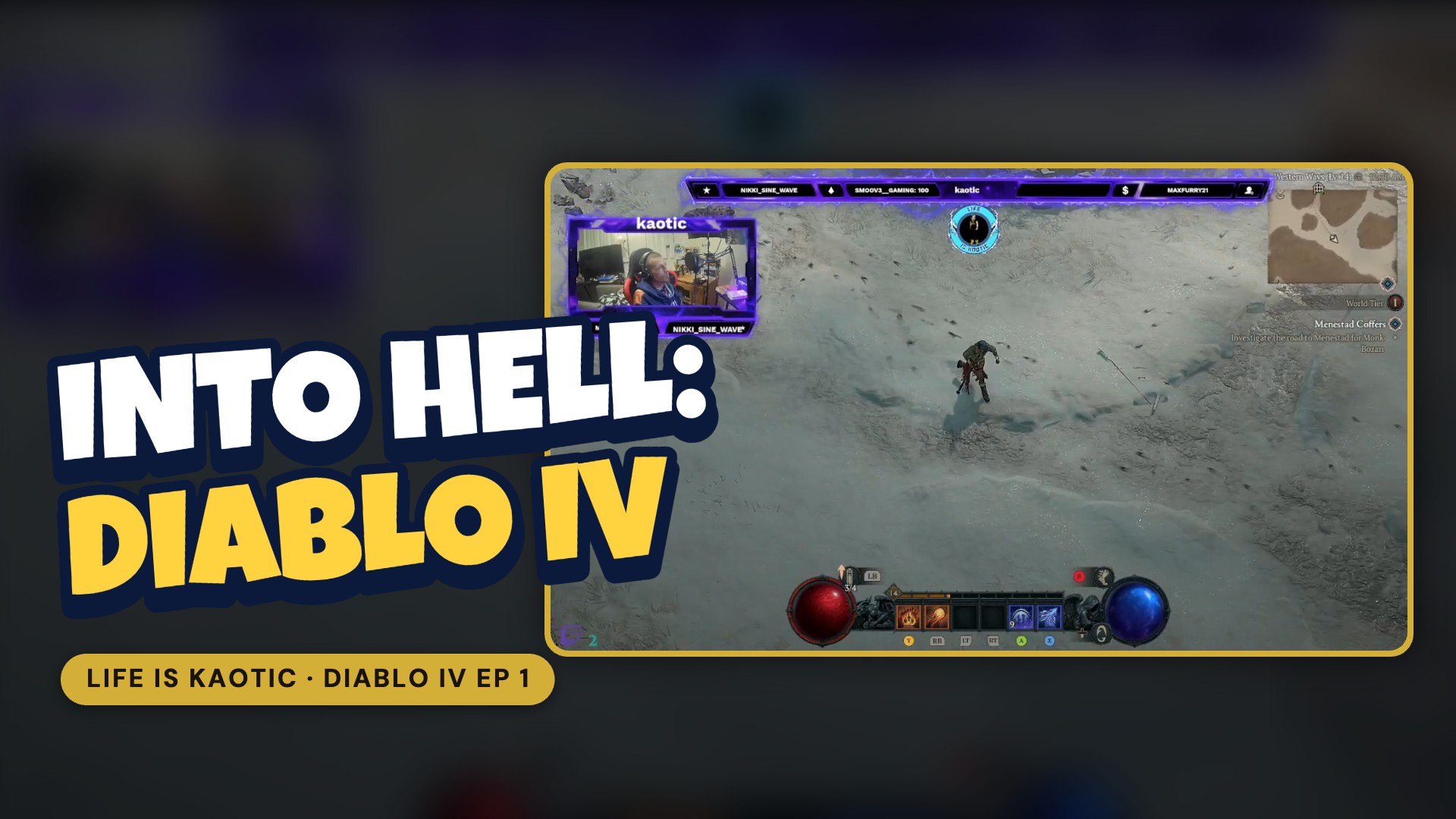 Let's Play Diablo IV, Episode 1