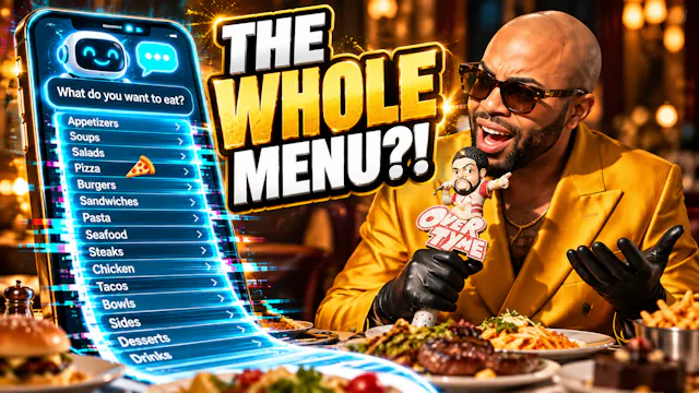 My AI Girlfriend Read the Whole Menu