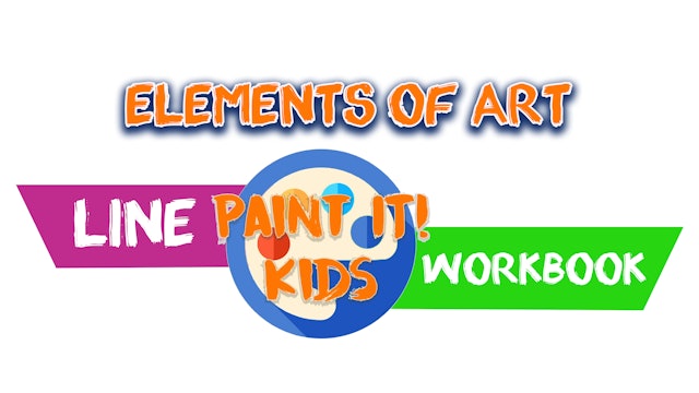 Paint it Kids Elements of Art Line Workbook