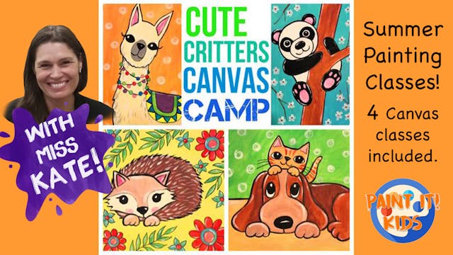 Cute Critters Canvas Camp: