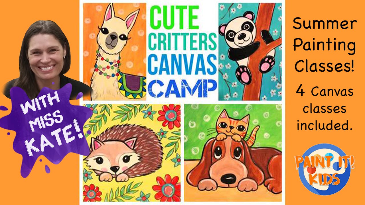 Cute Critters Canvas Camp: