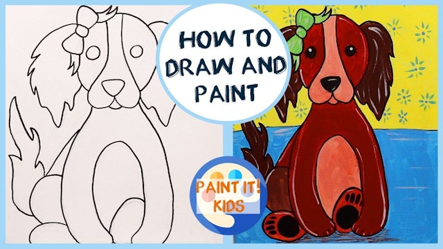 How to Draw and Paint a Dog