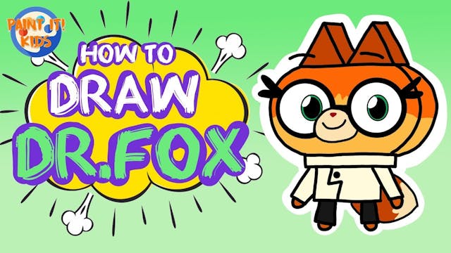 How to Draw Dr.Fox - Unikitty