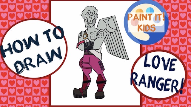 How to Draw the Love Ranger from Fortnite 