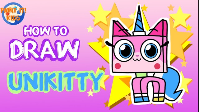 Drawing for kids - How to Draw Unikitty