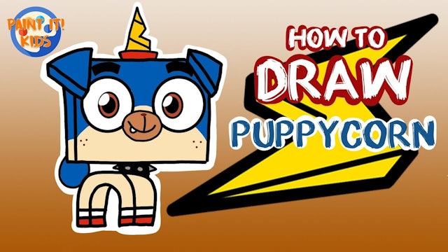 How to Draw Puppycorn from Unikitty