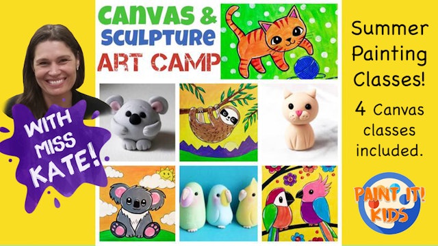 Canvas & Sculpture Art Camp: