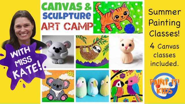 Canvas & Sculpture Art Camp: