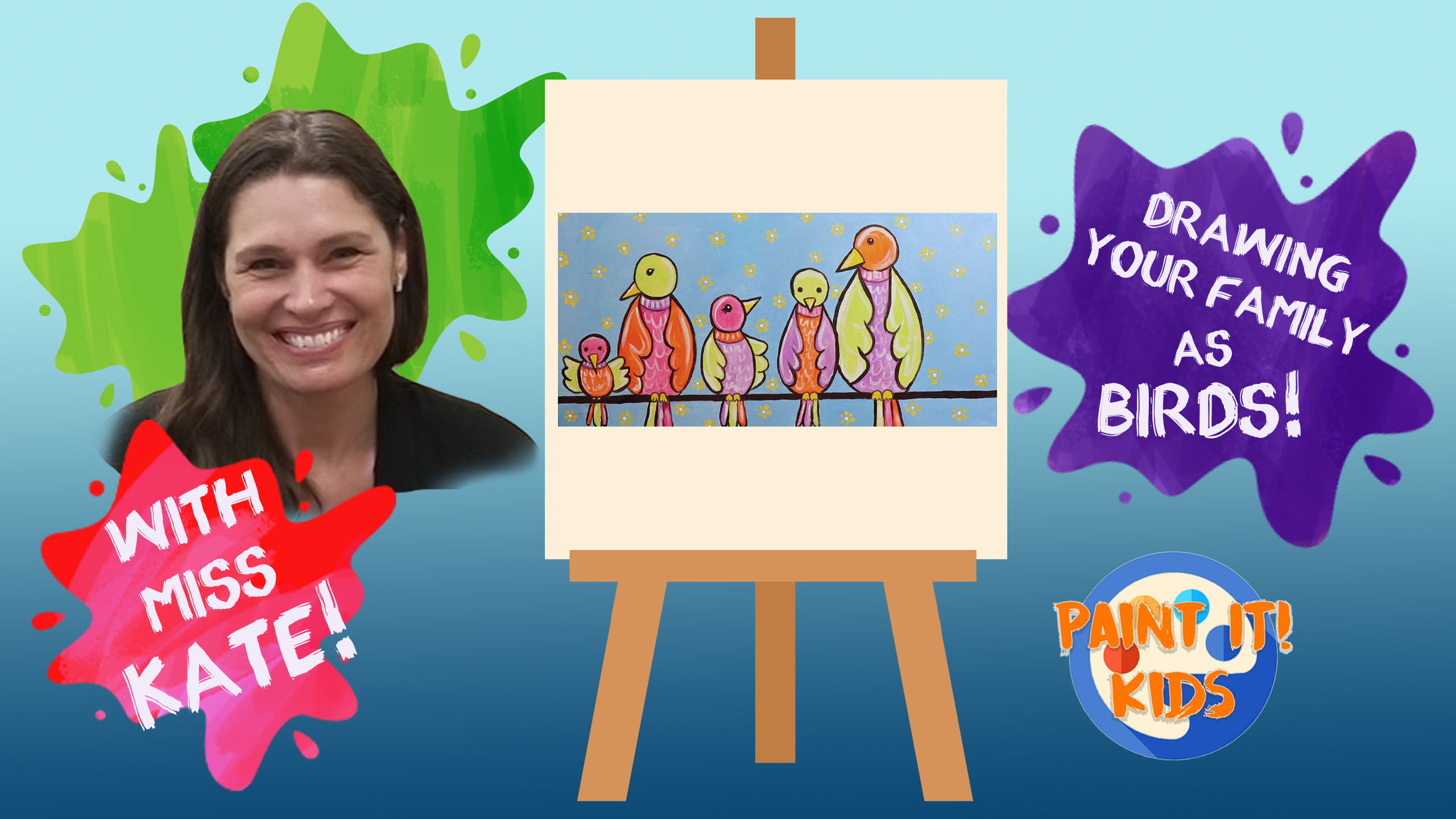 How to Draw Your Family as Bird