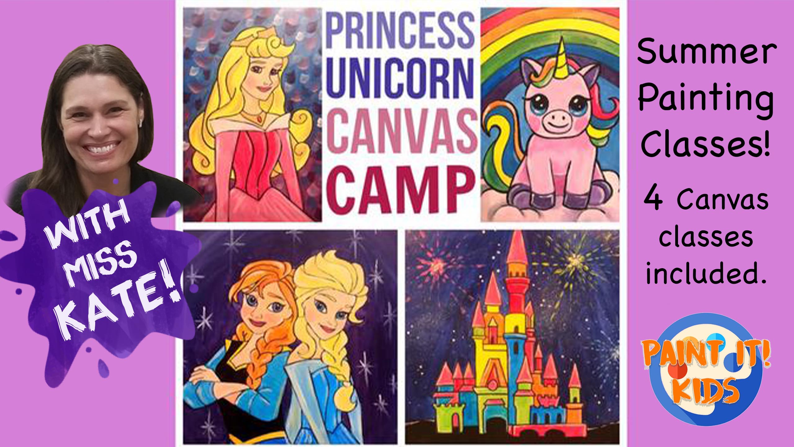 Princess Unicorn Canvas Camp 2020 