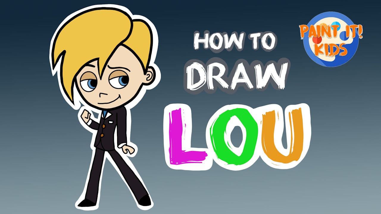 How to Draw Lou - Uglydolls Movie - Paint It Kids