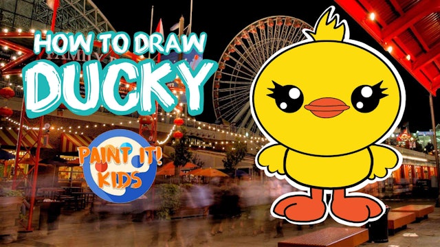 How to Draw Ducky - Toy Story 4