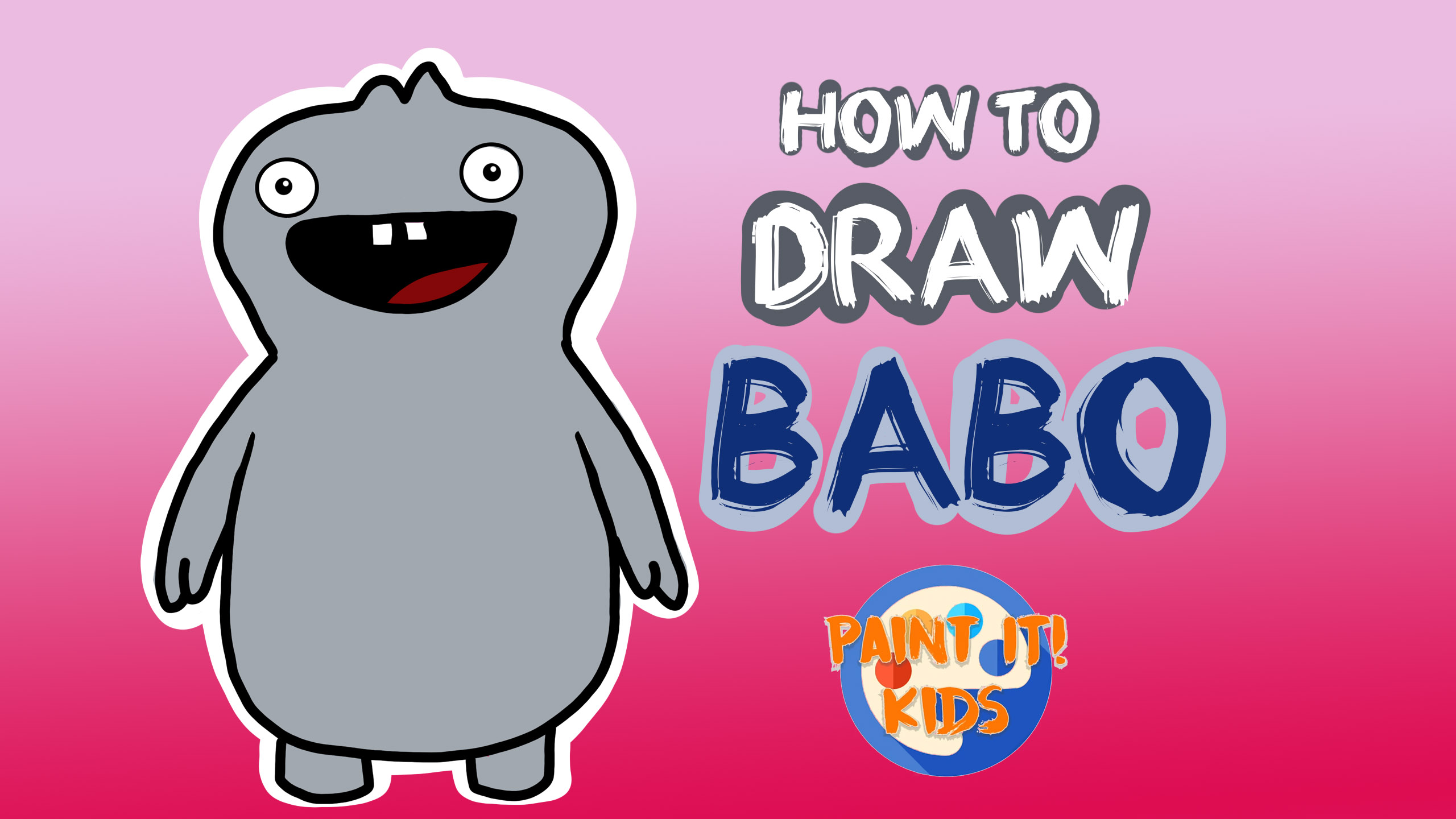 How to Draw Babo - UglyDolls Movie